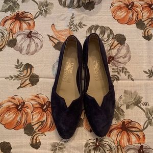 Salvatore Ferragamo Suede Limited Edition Flats